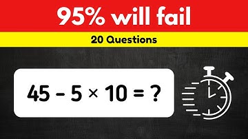 Math Quiz That Will Stump Even The Smartest Minds