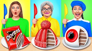 Me vs Grandma Cake Decorating Challenge | Funny Situations by Multi DO Smile
