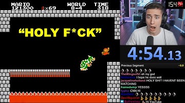 Super Mario Bros. Any% Speedrun in 4:54.216 *WORLD RECORD*