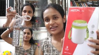 Milton Stainless steel Electric Lunch Box || Best Tiffin Box For Outside|| Milton Lunch box Review