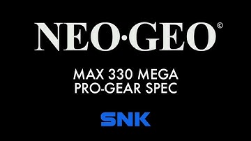 Neo Geo intro screen (HD remake)