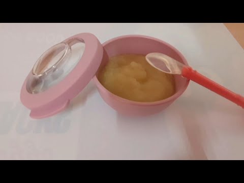 Comment faire de la compote pour bébé de 4 mois.