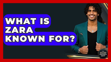 What Is Zara Known For? - The Sharp Dressed Gent