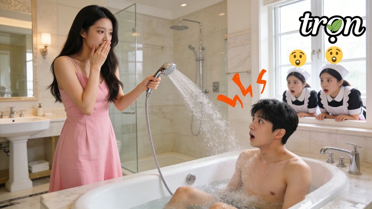 Cô gái chĩa vòi sen vào CEO đang tắm, tưởng sẽ nổi giận… ai ngờ anh lại rung động, tình yêu bắt đầu!