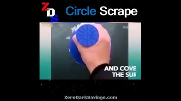Circle Scrape - Windshield Snow and Ice Scraper