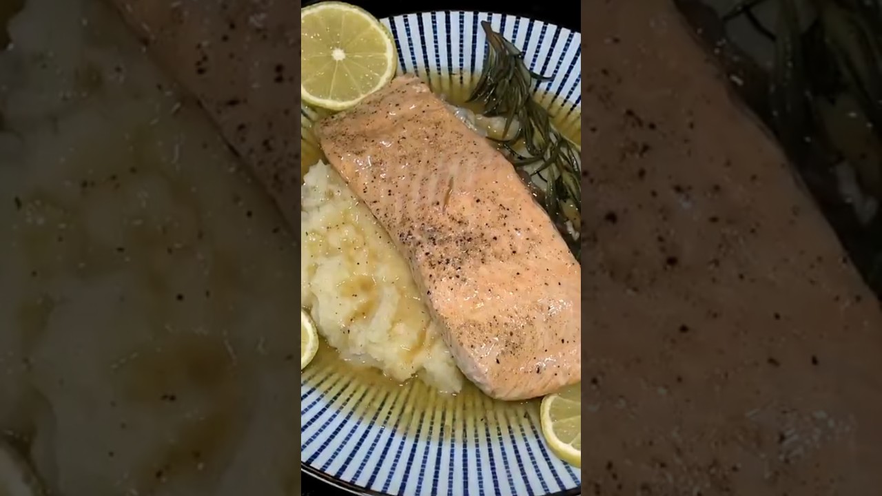 Идеальный лосось с лимонным маслом 