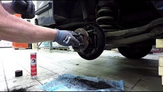 How to change to longer rear wheel studs on a Vanagon T3 T25