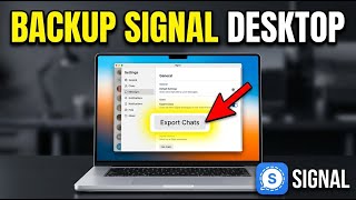 How to backup Signal messages on desktop with Signal Desktop - Quick Tutorial
