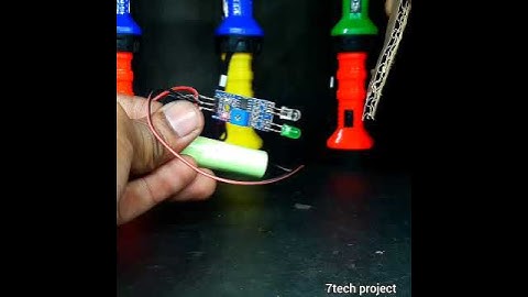 idea😀 ir proximity sensor with led #electronics