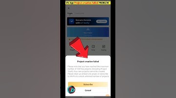 VN APP Project Creation failed Problem #short