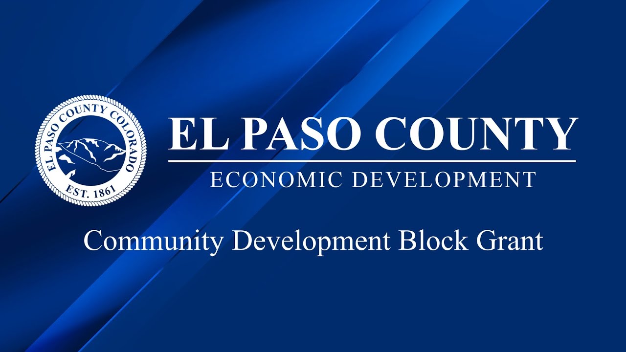 Community Development Block Grant in El Paso County, Colorado