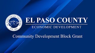 Community Development Block Grant in El Paso County, Colorado