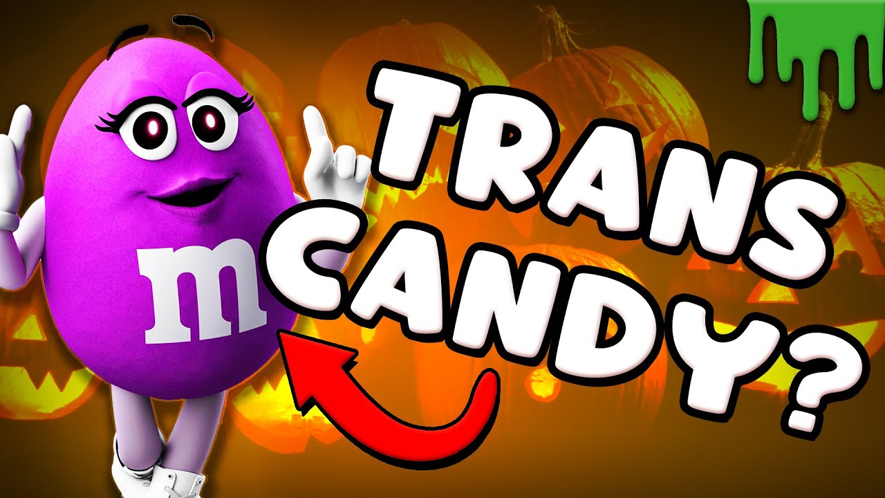 IS THE PURPLE M&M TRANS THO?! 