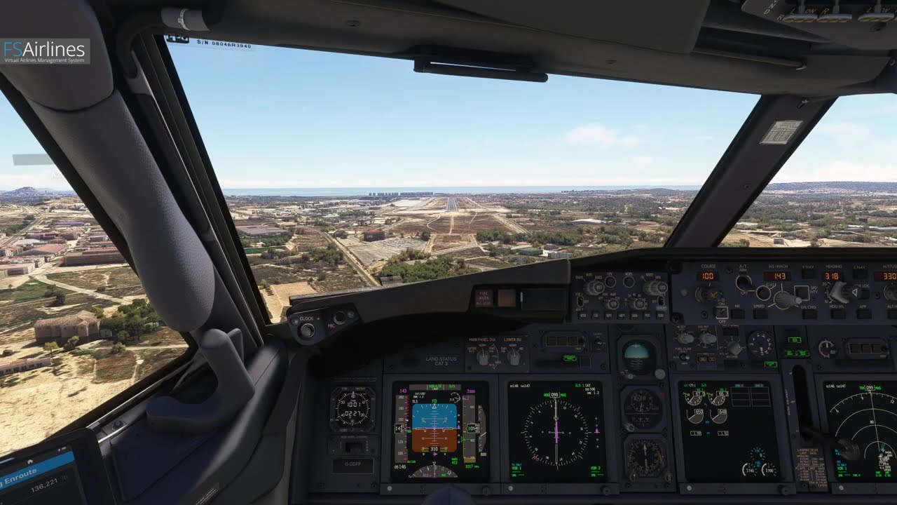 [MSFS2020] PMDG B738 LEAL ILS10 VOLANTA 070825