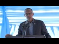 President kagame at the launch of nzove 2 water treatment plant  kigali 28 march 2016