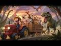 🚜 Funny Monkey Fixes the Tractor and Plows the Beet Field | Fun Farm Cartoon 🐒