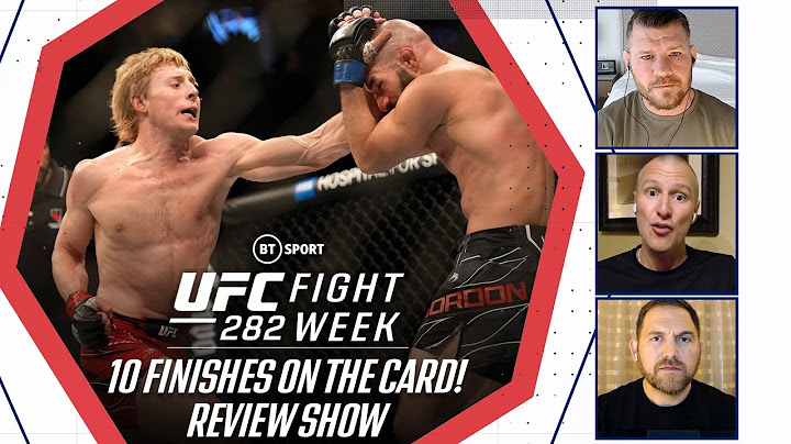 Fight Week: #UFC282 Review Show as Paddy The Baddy inches victory and no champion is crowned 😱🏆