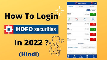 How To Login Hdfc Securities 2022 | How To Login Hdfc Securities First Time |