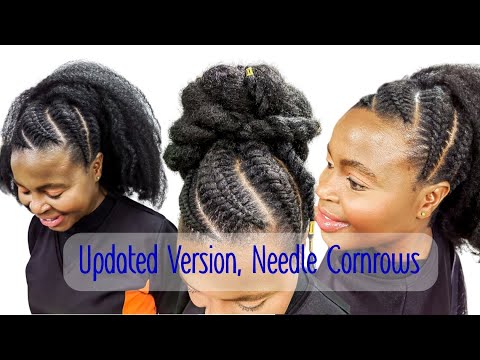 Nashe Hair - The famous needle and thread cornrows. How