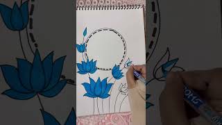 Notebooks Border design /5 Mnuits Drawing Idea 2026 #shorts #short #art #diy #drawing #satisfyling