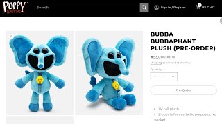 There's a new Bubba Bubbaphant Plush!