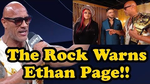 🚨😱The Rock Confronts Ethan Page at NXT: New Year's Evil | Father-Daughter Dynamic Revealed!"