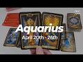 AQUARIUS - Are You Ready? CLOSING THE CHAPTER! April 20th - 26th Tarot Reading