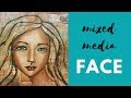 Mixed Media Time Lapse - Girl with the Teal Eyes