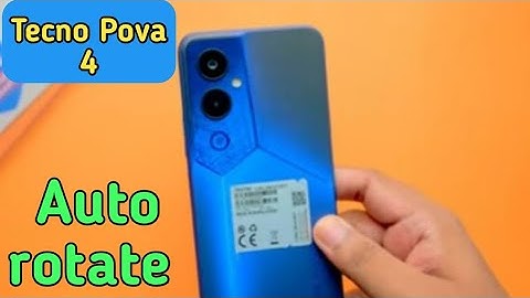 How To Enable Auto Rotate In Tecno Pova 4 ,Auto Rotate Screen Enable In Tecno Pova 4 ,