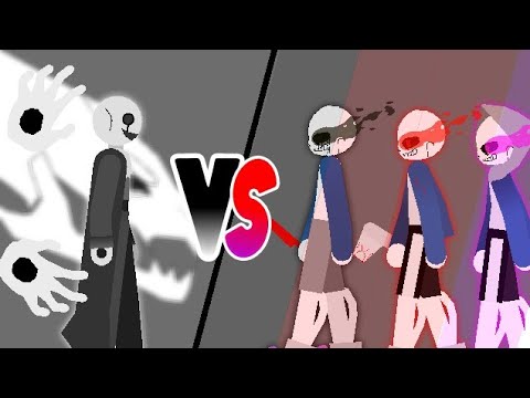 Gaster Vs Murder time trío 1-3