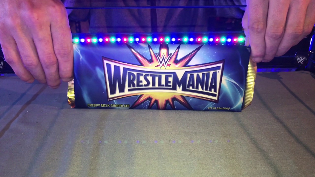 WWE WrestleMania 33 Candy Bar Sold At f.y.e YouTube