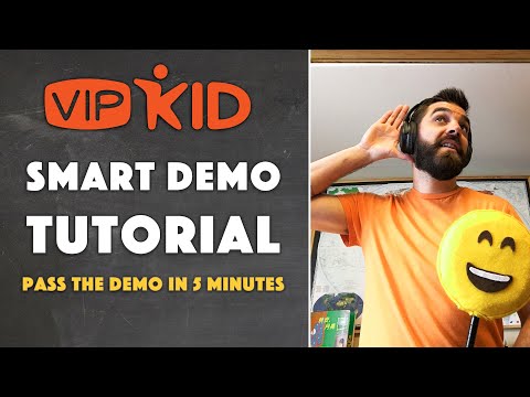 VIPKid SMART DEMO (2020) | How To Pass in 5 mins, Tips & Example