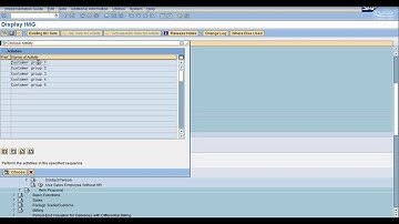 SAP SD Quick Ref - Customer Groups