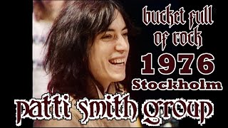 PATTI SMITH | Konserthuset | Stockholm | Sweden | 1976 | Live + Interview | TV Broadcast