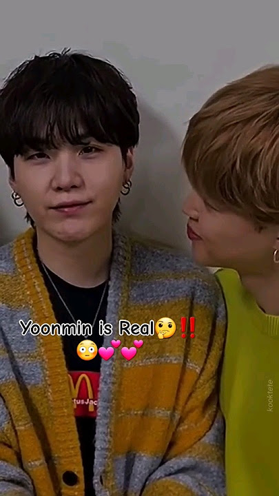 Yoonmin is Real love 😳💕😉❣️//  Yoonmin love story 🔥 #yoonmin #bts #suga #jimin