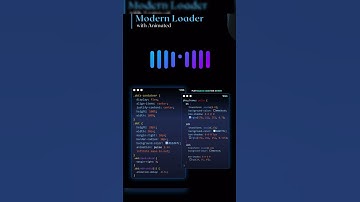 🚀 Modern Loader Animation | HTML5 & CSS3 Tutorial🚀||#shorts #shortvideo #loadinganimation #coding