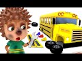 Thorny Fixes the School Bus | Funny Kids Adventures | Dolly and Friends 3D