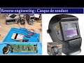 Casque de soudure toolit lcd  reverse engineering