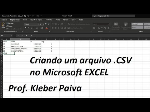 Vídeo: Como faço para converter csv do Excel em UTF 8?