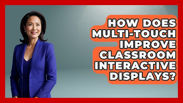 How Does Multi-touch Improve Classroom Interactive Displays? - Teacher Tech Toolbox