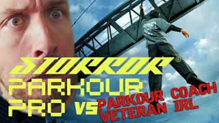 Reaction ONESTA a Storror Parkour Pro di un COACH IRL