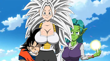 Yamoshi the Goddess of Saiyans Appears as a Girl and meets Goku - Parts 1 to 13