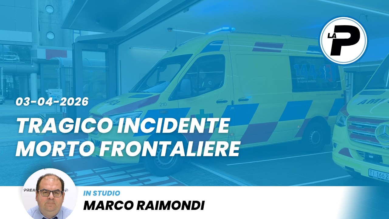 TGPrealpina 03/04/2025 | Tragico incidente, morto frontaliere