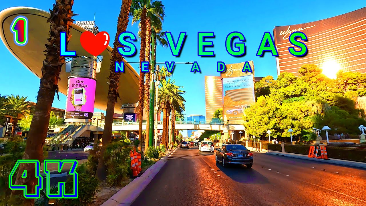 Casino Drive in Las Vegas Part 1/5, Nevada USA 4K - UHD - YouTube
