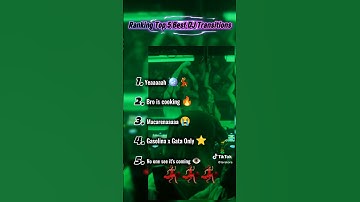 Ranking the Best Dj Transitions of All time 💃 #djtransition #ranking #top5 #dj