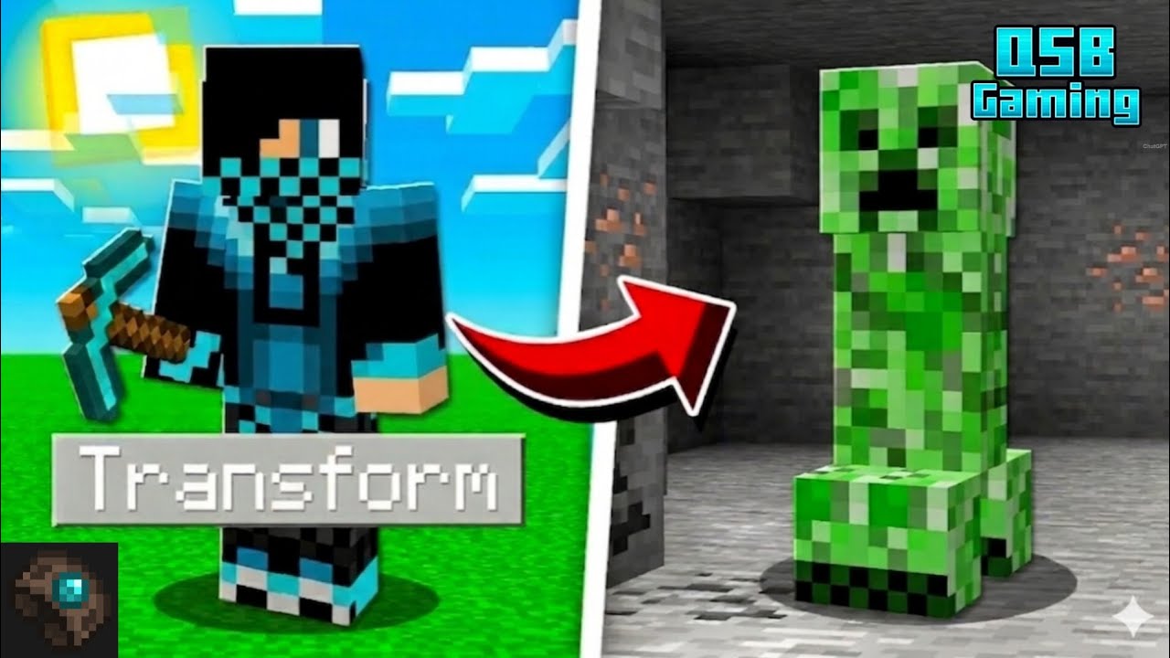 New Morph Mod For Minecraft Bedrock Edition | All Mobs Update ...