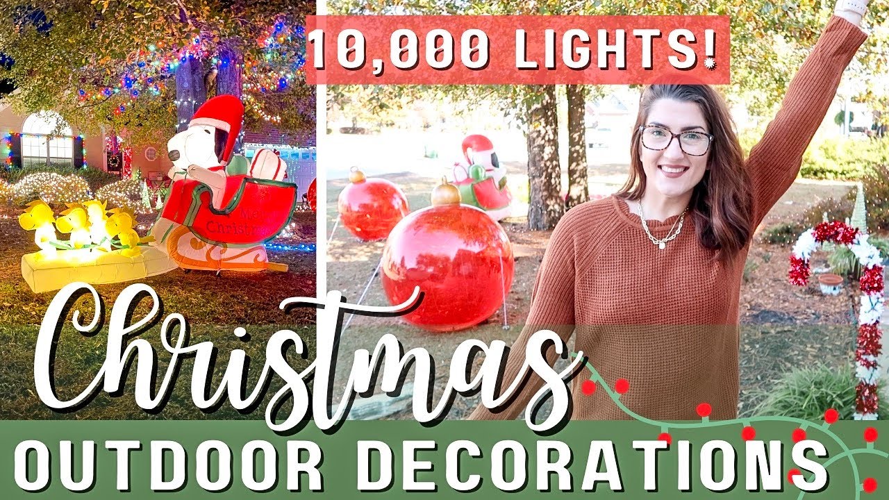 Christmas ???? Outdoor Decor | Front Yard Christmas Decorations ...