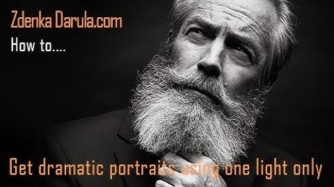 Get Dramatic Portraits Using One Light Only
