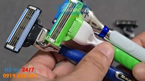 Dao cạo râu 3 lưỡi Gillette Mach3/ Mach3 Sensitive/ Mach3 Turbo - Pazoda
