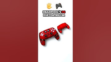 Deadpool PlayStation  5 PS5 controller print  #gaming #deadpool #wolverine #3dprint #ps5